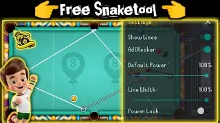 8Ball Pool || Free Snaketool For 8Ball Pool || Trick 2023 🤑😱|| Watch Full Video