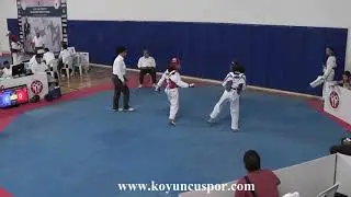 41kg S. Kırkpınar vs B. Eken (2019 Turkish Cadet Taekwondo Championships)