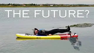 Maiden Voyage on my SUP with the New E Fin! (this was fun)