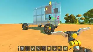 СТРОЮ ТЯГАЧ ЗА 7 МИНУТ В SCRAP MECHANIC