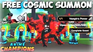 New free cosmic? What you get from 50k Orb quest in Anime Champions!