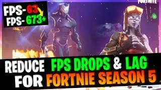 How To Stop FPS Drops & Lag In Fortnite Chapter 2 Season 5! (FPS BOOST)