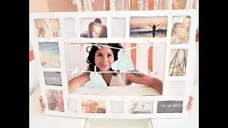 como hacer un portafotos o portaretratos colgante fácil y rápido