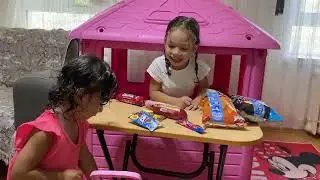 GROCERY IN OUR HOUSE!! FUN CHILDREN VIDEO!