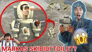 DRONE MENANGKAP NAMPAK MARKAS SKIBIDI TOILET FAMILY?! DITEMPAT PALING TERSEMBUNYI! | Mikael TubeHD