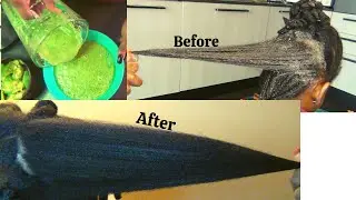 No Dry Hair Will resist this Treatment | Suitable for ALL Porosity Type | Thickens Your hair faster