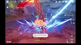 Genshin Impact First Coop Battle    Pyro Regisvine