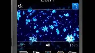 Magic Snow - Animated New Theme for Blackberry OS 6