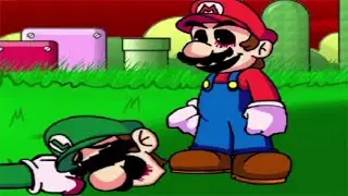 Why Mario killed Luigi?!? FNF Mario EXE Full Horror Mod