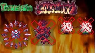 Terraria Calamity Mod: Defeating Cryogen, Brimstone Elemental, and The Twins