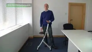 Adjustable-height Presenter's Seat - Leifheit Multi Seat Niveau