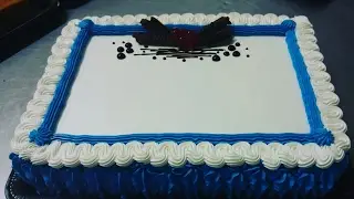 Confeite simples. Porém, ELEGANTE! (Bolo Masculino)