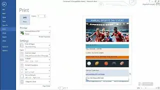 How to design a flyer from scratch in MS Word