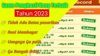 Game Penghasil uang Terbaik di 2023 yang real membayar - ini caraku Pulung Receh dari game ini!!!