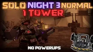 SOLO CHAPTER 3 WITH 1 TOWER ONLY - NO POWERUPS | TDX & Tower Defense X