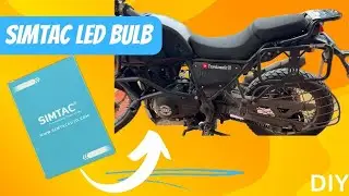 How to install Simtac LED Indicator  Bulb | Simtac LED on Himalayan | Simatc LED + FlashX module