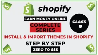 How to install Shopify Theme || How to Install & Upload themes in Shopify || Ecomm Hacks