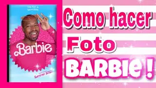 Como Hacer la Foto con el Logo de BARBIE -Fácil y Rapido ✨