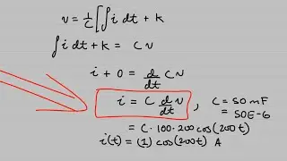 Calculating Current Through a Capacitor in an Circuit || Circuit Problems