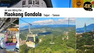 Maokong Gondola Scenic Cable Car Ropeway ride #taipei #taiwan #maokonggondola #cablecar #ropeway