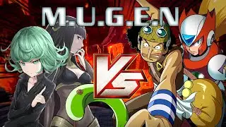 MUGEN: Tharja & Tatsumaki vs Usopp & Zero