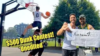 SHOWUP DUNK CONTEST FOR $500 RAW FULL CONTEST MIC'D UP