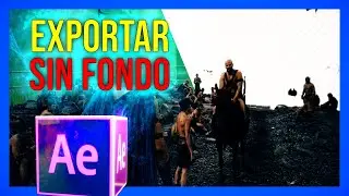 TODO Lo Que DEBES SABER Para Exportar un Video en After Effects Con Fondo Transparente