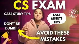 Score 80+ Marks in Company Secretary Exams. Do not make these Mistakes! 🚫📈
