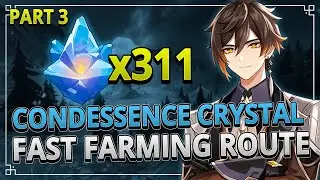 Condessence Crystal 311 Locations FAST FARMING ROUTE | Genshin Impact 4.2
