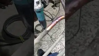 сварка медной трубки от КамАЗ . толщина 1мм .