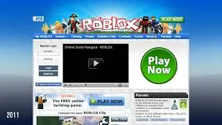 The Evolution of the Roblox Website (2005–2025)