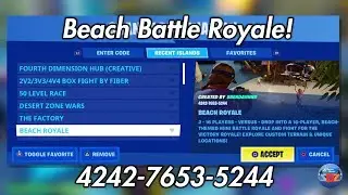 Beach Battle Royale!!! - Fortnite Gameplay #4