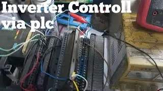 Inverter controll via PLC | speed up and down via PLC