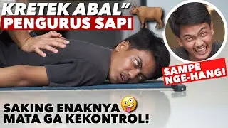 The legs of this fake kretek cigarette are so different! The expression is hilarious 🤣