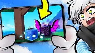 I Played Blox Fruits ON MOBILE With DEVIL FRUIT NOTIFIER (Roblox)