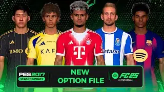 PES 2017 I New Option File For YosfX Full & Mini Patch - FC 2025 Edition