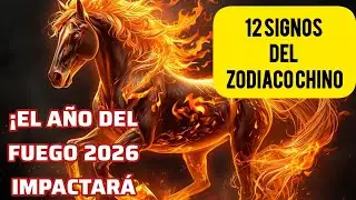 🔥El Año del FUEGO 2026 impactará a TODOS! Signo por Signo #caballodefuego #horoscopochino #2026