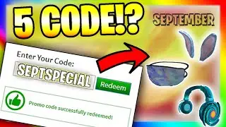 *5 Code!?* ALL NEW PROMO CODES in ROBLOX !?! (September 2020)