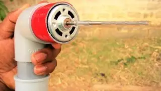 How To Make a Drill Machine From PVC pipe