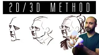 Using 2D and 3D thinking while Drawing (clip from class #5)