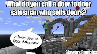 What do you call a door to door salesman who sells doors?