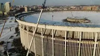 The roof of the CCM in St. Petersburg collapsed