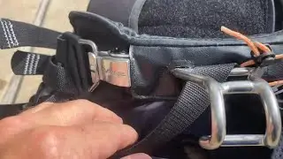 Dakine Fusion Kiteboarding Seat Harness hold down  strap