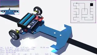 Maze Solver Robot in Webots 