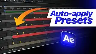 How to Auto Apply Presets to All Text Layers in After Effects at Once