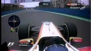 F1 Europe 2012 - De la Rosa crash