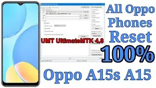 Oppo A15s PASSWORD Reset With Umt Android Mtk | All OPPO Phones MTK pattern reset PASSWORD RESET