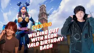 Sykkuno Wildin out with Neon on his Birthday Valorant Bash ft. Foolish Kkatamina Starsmitten Shou