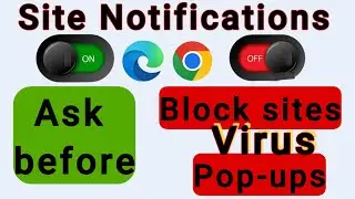 How to Block Site Notifications or Virus Pop-ups in Browser on PC