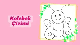 Adım adım Kelebek çizimi-Kolay Hayvan çizimleri-How to draw Butterfl easily-Tutorial
